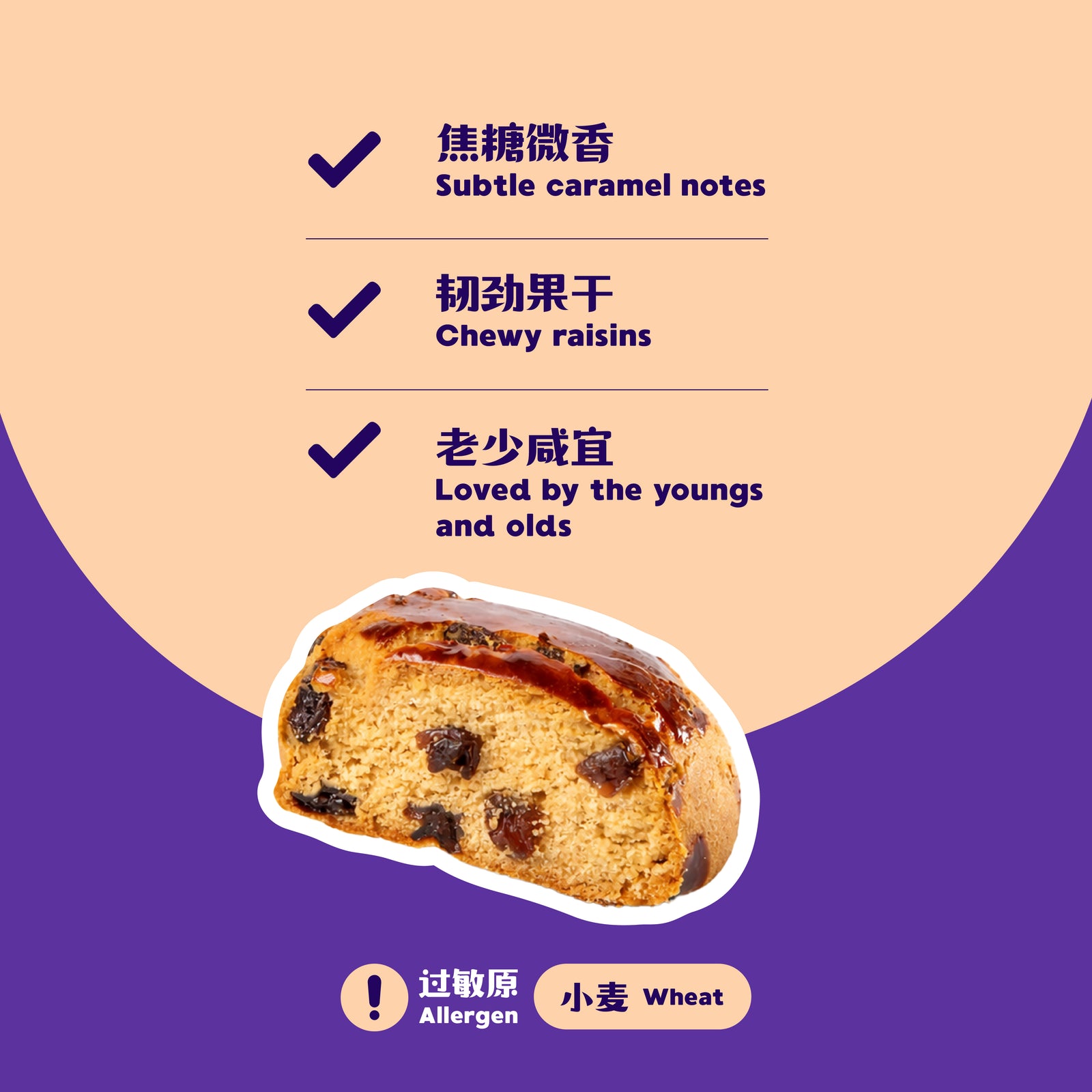 葡萄酥 Raisin Cake