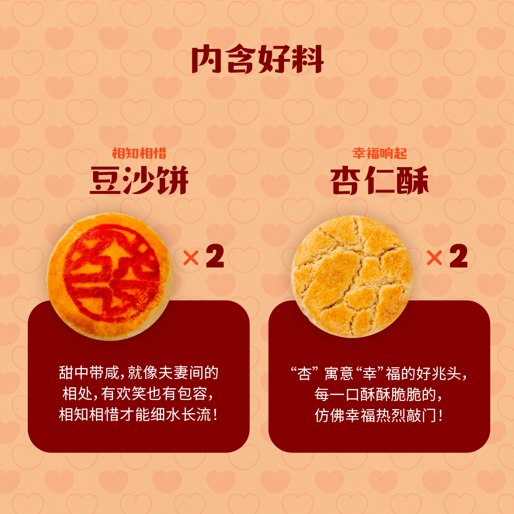 喜喜囍饼礼盒 - 标准礼盒